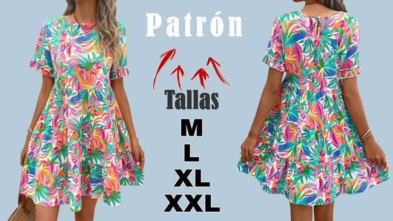Vestido suelto veraniego cómodo 
