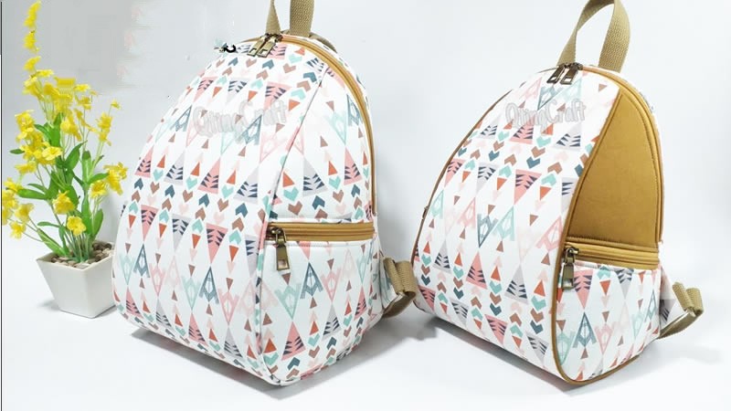 bolso mochila Oliva