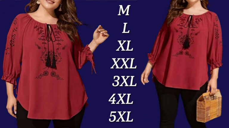 Blusón o blusa con mangas Reglan