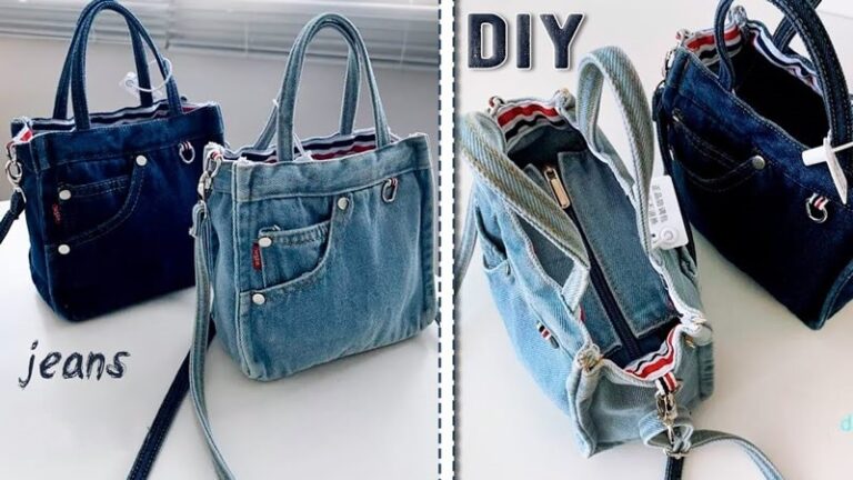 Bolso Jeans de mano y bandolera reciclado