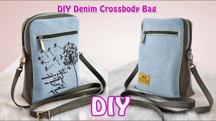 DIY Bolso Bandolera con Jeans Reciclados