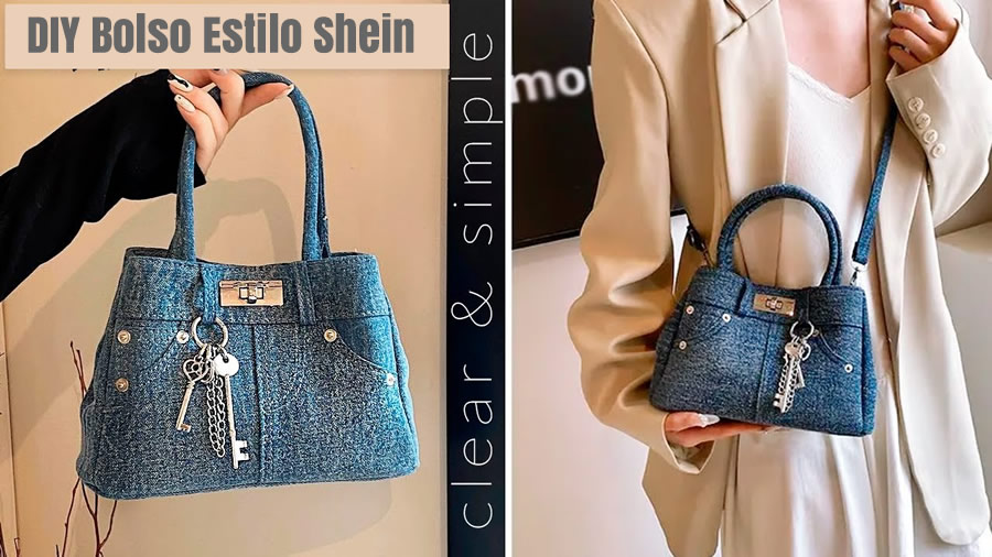 Bolso Estilo Shein Reciclado con Jeans