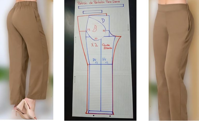 Patrón de Pantalón para Dama