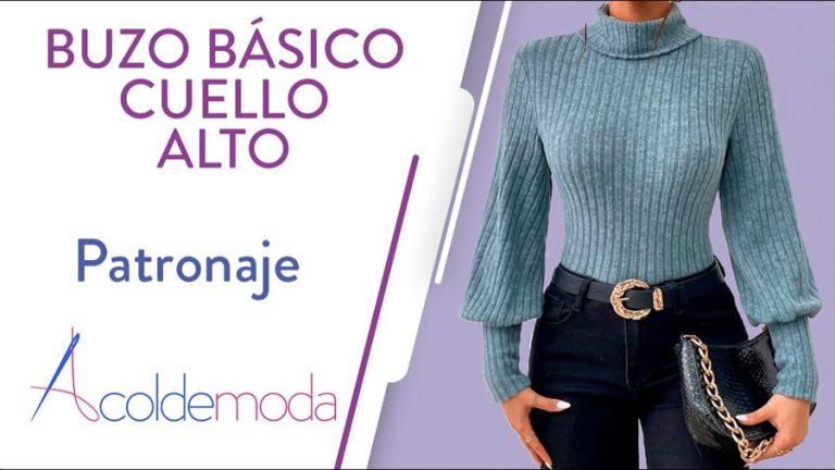 Suéter o Buzo de Cuello Alto DIY