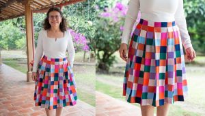 Falda de Tablas en Casa