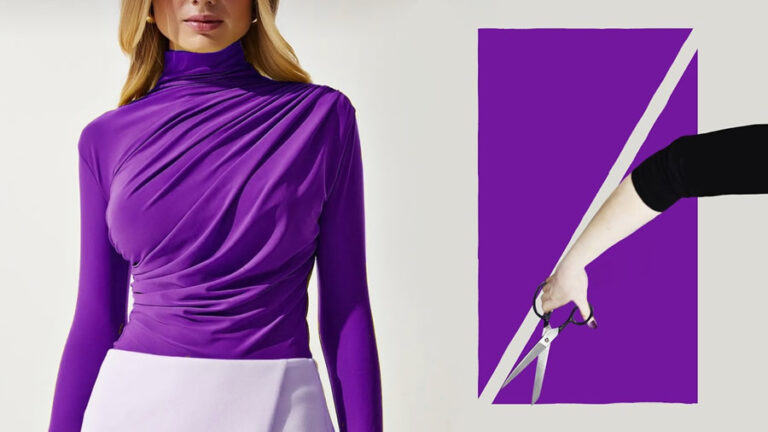 Diseño de Blusa Fruncida a la Moda