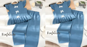 Conjunto Peplum con Pantalón Palazzo