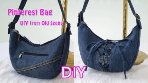 Bolso moderno de mezclilla DIY