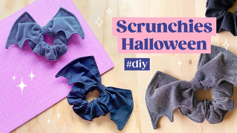 Scrunchies para Halloween DIY