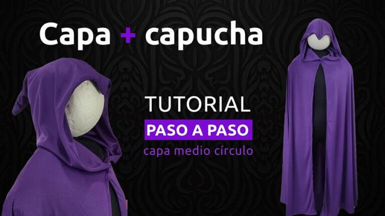 Capa con capucha para disfraces Halloween