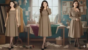 Conjunto de Vestido y Chaqueta