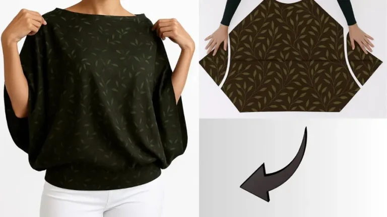 Blusa Dolman Hoja de Olivo
