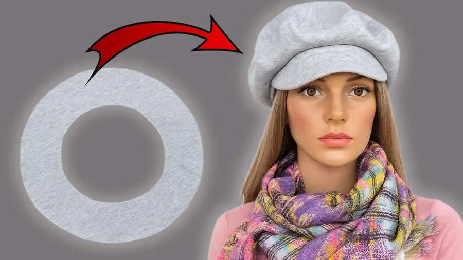 Gorro boina para mujer