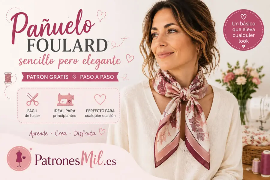 Pañuelo o foulard sencillo